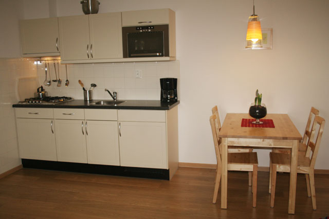 De keuken van de vakantie appartementen in limburg