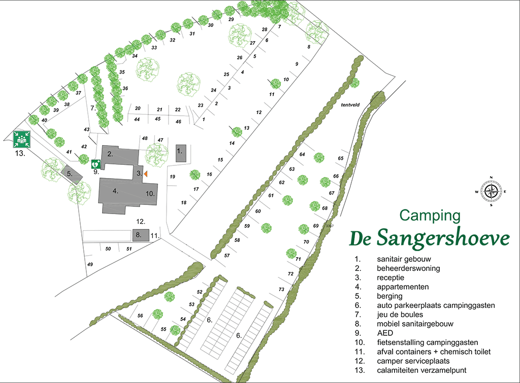 Minicamping in Limburg de Sangershoeve
